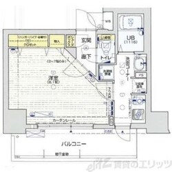 サムティ江坂レガーロの物件間取画像